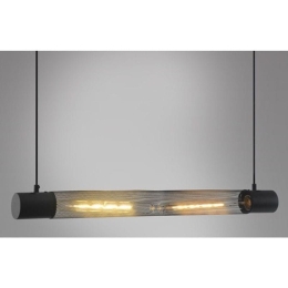 Φωτιστικό Οροφής - Ράγα OD602P72BK 2ΧΕ27 72Χ6XH120 Black Aca Decor Μέταλλο