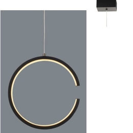 Φωτιστικό Οροφής Led V28LEDP22BK 8W 3000K 750lm 22X11XH129 Black Aca Decor Μέταλλο