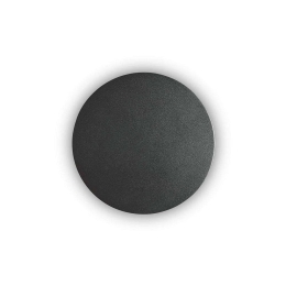 Φωτιστικό Τοίχου Cover Round 195742 15x5cm LED 9,5W 3000K Black Ideal Lux