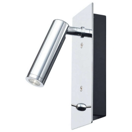 Φωτιστικό Τοίχου - Απλίκα Inyoka 151BMA2 Led 3W 3000K Χωνευτό Chrome Aca Μέταλλο