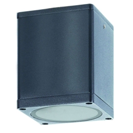 Φωτιστικό Οροφής - Σποτ LG2401GU10G 9x11cm 1xGU10 35W IP65 Dark Grey Aca Αλουμίνιο,Γυαλί