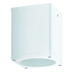 Φωτιστικό Οροφής - Σποτ LG2401GU10W 9x11cm 1xGU10 35W IP65 White Aca Αλουμίνιο,Γυαλί
