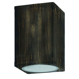 Φωτιστικό Οροφής - Σποτ LG2402E27GB 12x17cm 1xE27 35W IP65 Black-Gold Aca Αλουμίνιο,Γυαλί