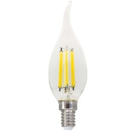 Λαμπτήρας Led FLAM6WWTIP E14 6W 2700K 760lm Clear Aca