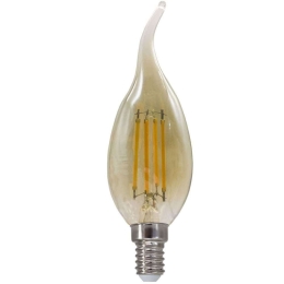 Λαμπτήρας Led FLAM4WWTIPAMSD Step-Dim E14 4W 2700K 500lm Amber Aca