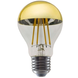 Λαμπτήρας Led ELIOR8WWDIMG Dim E27 8W 2700K 900lm Clear-Gold Aca