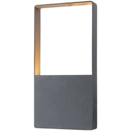 Φωτιστικό Τοίχου - Απλίκα Agira LG2361G 12,5x4,2x24,5cm Led 240lm 4W 3000K Dark Grey Aca