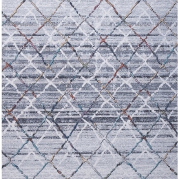 Χαλί Monza 8074/110 Grey-Multi Colore Colori 200Χ290cm