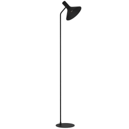 Φωτιστικό Δαπέδου Morescana 390222 33,5x25x167,5cm 1xE27 28W Black Eglo Ατσάλι
