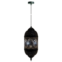 Φωτιστικό Οροφής 20X60 Black VK/03180PE/B VKLed Μέταλλο