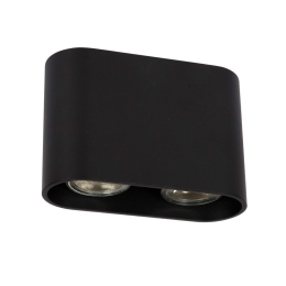 Φωτιστικό Οροφής - Σποτ Black 160mmX110mm VK/03108CE/B VKLed Αλουμίνιο