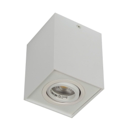 Φωτιστικό Οροφής - Σποτ White 96x96x125mm VK/03005/W VKLed Αλουμίνιο