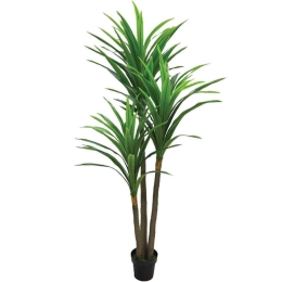 Τεχνητό Δέντρο Σε Γλάστρα Γιούκα 04-00-16043 200cm Green Marhome Συνθετικό Υλικό