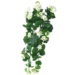 Τεχνητό Κρεμαστό Φυτό Βιγόνια 00-00-14543-2 75cm Green-Ecru Marhome Συνθετικό Υλικό