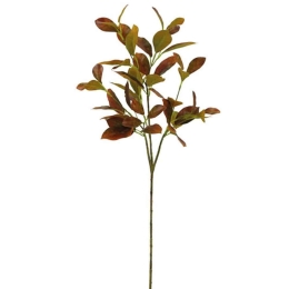 Τεχνητό Κλαδί Δάφνη 00-00-1867-4 81/29cm Green-Orange Marhome Συνθετικό Υλικό