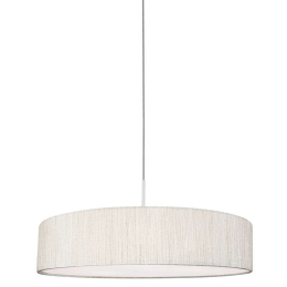 Φωτιστικό Οροφής Turda III 8945 White-Silver Nowodvorski Metal, Fabric