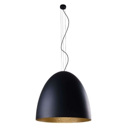 Φωτιστικό Οροφής Egg Xl 9026 Black-Gold Nowodvorski Πολυρεσίνη