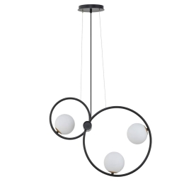 Φωτιστικό Οροφής Aqua 3 33474 16x64x90cm 3xG9 12W Black Sigma Lighting