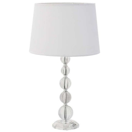 Φωτιστικό Επιτραπέζιο 3-15-816-0008 Δ33Χ66 White-Ivory, Transparent E27 Inart Μέταλλο