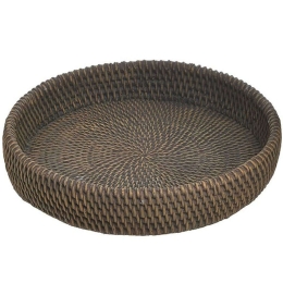 Κασπώ 3-70-259-0042 Φ30x6cm Brown-Beige Inart Τσιμέντο