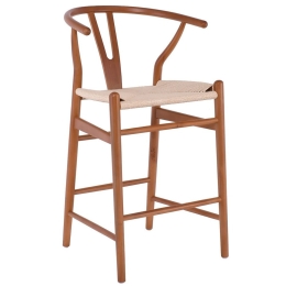 Σκαμπό Bar Lima Ε75171,2 55x53x67/98cm Walnut