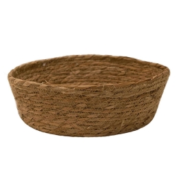 Καλάθι Ψάθινο 00.06.61105 Φ25x9cm Natural Ψάθα