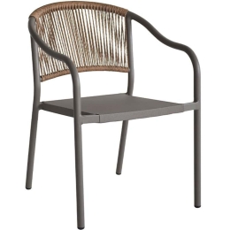 Πολυθρόνα Dakar 0043-124-001 57x63x80cm Brown