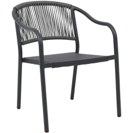 Πολυθρόνα Dakar 0043-124-003 57x63x80cm Grey