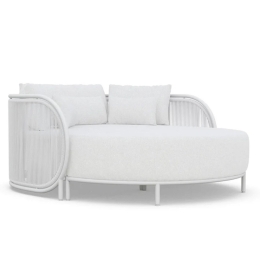 Ξαπλώστρα - Κρεβάτι Kamari Day-Bed 01-00-2801 185x153x71cm Ecru