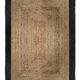 Χαλί Γιούτας 07.168857J Natural-Black 120X170cm