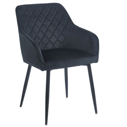 Πολυθρόνα Siena 11.1701 54x58x82cm Black Zita Plus