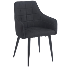 Πολυθρόνα Cameron 11.1705 58x56x87cm Black Zita Plus