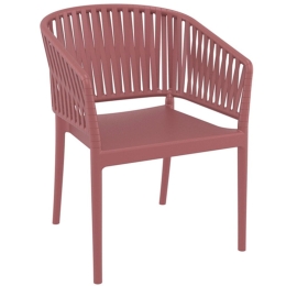 Πολυθρόνα Portofino 20.0875 58x58x80cm Marsala Siesta