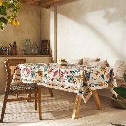 Τραπεζομάντηλο Astrid 291 Multi Gofis Home 135X180cm Βαμβάκι-Πολυέστερ