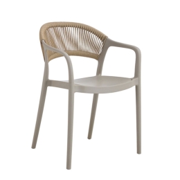 Πολυθρόνα Bery 21.0045 57x54x81cm Cappuccino Zita Plus