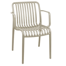 Πολυθρόνα Parma-S 21.0056.1 55x56x79cm Beige-Grey Zita Plus
