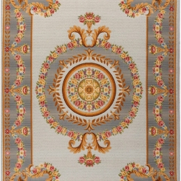 Χαλί Battu 01025-106 Multi-Grey Merinos 140X200cm