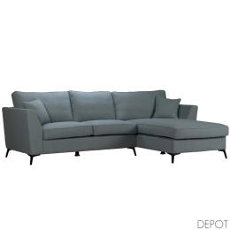 Καναπές Boel Δεξιά Γωνία 71-0161 280x170x92cm Mint