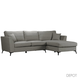 Καναπές Boel Δεξιά Γωνία 71-0162 280x170x92cm Grey