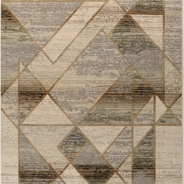 Χαλί Kemet 55004-106 Beige-Grey Merinos 133X190cm