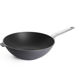 Τηγάνι Wok Αντικολλητικό Diamond Lite Pro 21032DLPI 32cm Black Woll 32cm Αλουμίνιο
