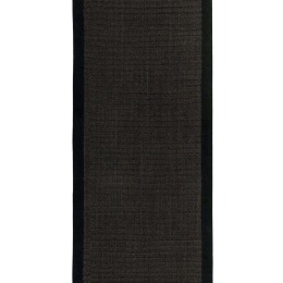 Χαλί Sisal Black-Black Asiatic London 68X300cm 