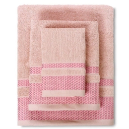 Πετσέτες Alvor (Σετ 3Τμχ) 02.520.10 Pink Cryspo Trio Σετ Πετσέτες 70x140cm 100% Βαμβάκι