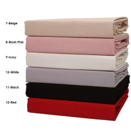 Σεντόνι Μεμονωμένο Luxury Unicolour 12 Red Anna Riska Ημίδιπλο 170x270cm 100% Βαμβακοσατέν