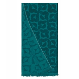 Πετσέτα Θαλάσσης - Παρεό Tairu 07 Green Kentia Θαλάσσης 90x180cm 100% Βαμβάκι