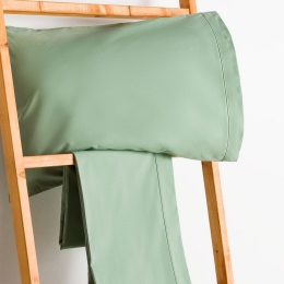 Σεντόνι Με Λάστιχο Σύνθεση-510 Green Vesta Home Μονό 100x230cm 100% Βαμβακερό Περκάλι