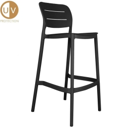 Σκαμπό Bar Zurich 26-0071 50x48.5x103.5 Black