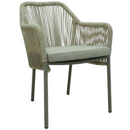 Πολυθρόνα Στοιβαζόμενη Celia 53-0001 56x67x80cm Champagne