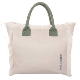 Τσάντα Ώμου Caribbean 40x35x20cm Ammos - Khaki Feel & Touch