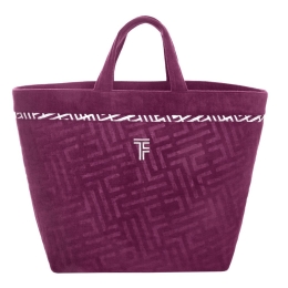 Τσάντα Παραλίας Icon 40x68x40 Aubergine Feel & Touch